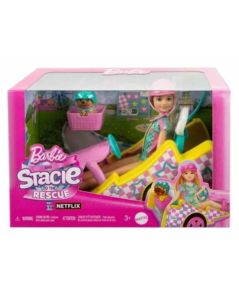 Barbie Stacie ve Go Kart Arabası HRM08