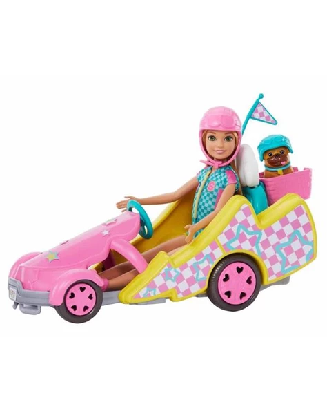 Barbie Stacie ve Go Kart Arabası HRM08 - 3