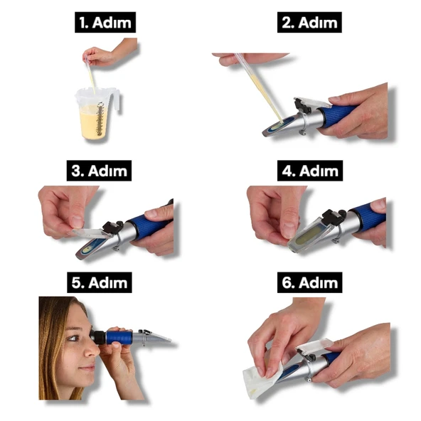 Kerbl Refraktometre Ağız Sütü Kolostrum Ölçüm Cihazı - Resim 2