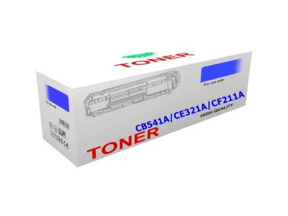 HP UYUMLU CB541A/CE321A/CF211A Çipli Mavi Muadil Toner