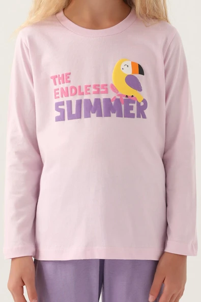 Roly Poly 3401 Garson Endless Kız Çocuk Pijama Takımı - 4