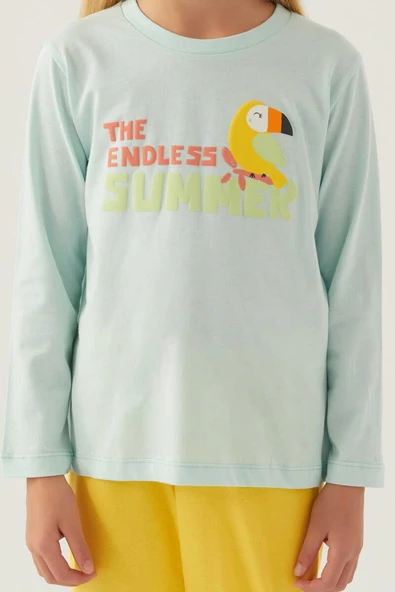 Roly Poly 3401 Garson Endless Kız Çocuk Pijama Takımı - 9