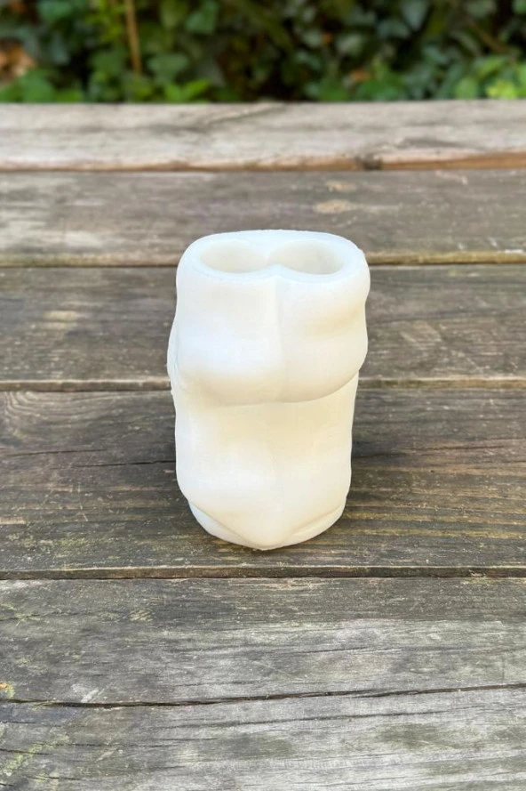 Hamile Kadın Tekli Silikon Mum Kalıbı - Resim 6