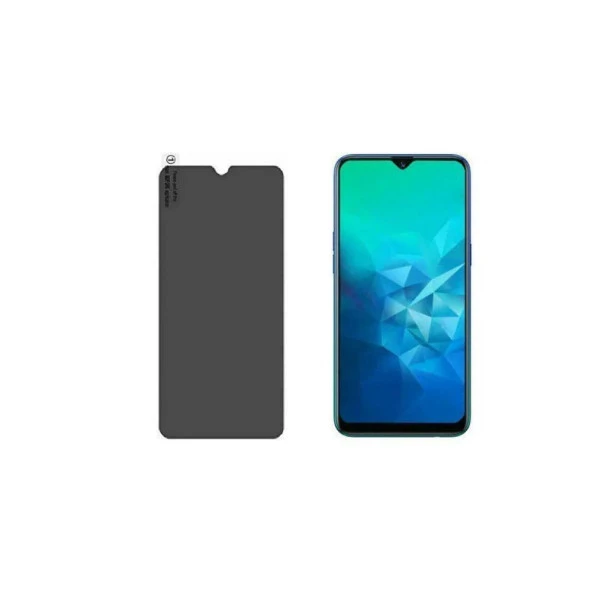 Realme C55 ile Uyumlu HAYALET(Privacy) Esnek 9H Nano Kırılmayan Ekran Koruyucu