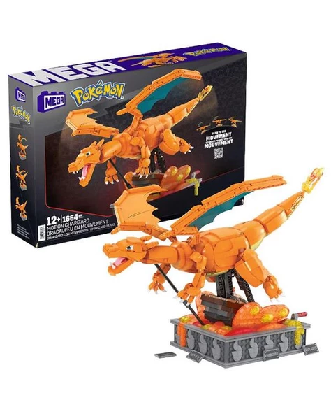 Mega Pokemon Hareketli Charizard HMW05 - Resim 2