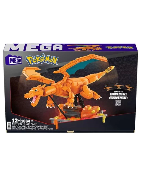 Mega Pokemon Hareketli Charizard HMW05