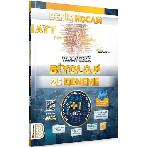 AYT YAPAY ZEKA BİYOLOJİ 25 DENEME BENİM HOCAM