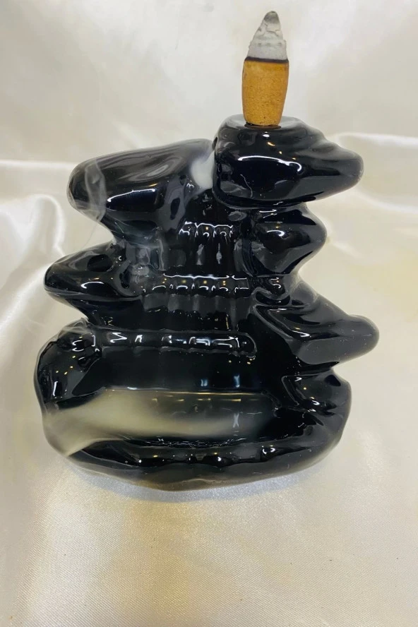 Geri Akış Tütsüsü Şelale Siyah Kat Kat - Resim 2