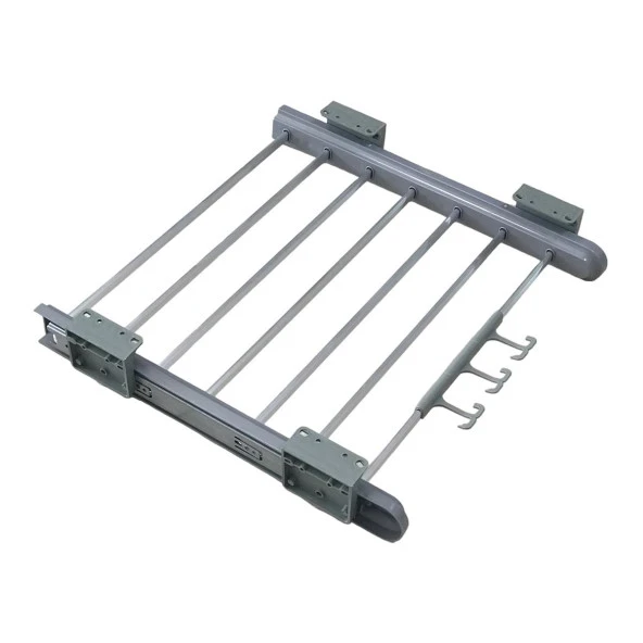 Dolap İçi Teleskopik Raylı Pantolonluk 60 x 47 cm Pantolon Askısı