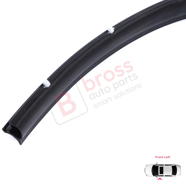 VW Transporter T5 T6 T6.1 Caravelle Multivan 7H0837565 İçin Ön Sol Çamurluk Kapı Alt Fitili - Resim 4