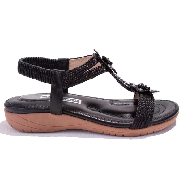 Dagoster DZA07-741724910CN Siyah Günlük Ortopedik Kadın sandalet - 2