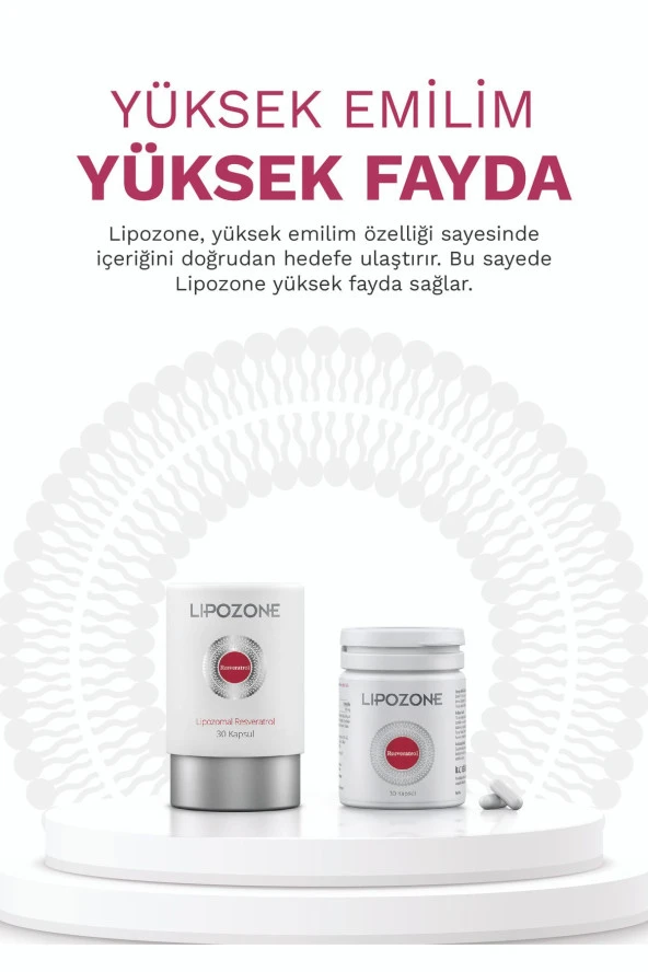 Lipozone Lipozomal Resveratrol 240 mg 30 Kapsül - 3