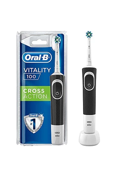 Oral-B D100 Şarjlı Black Crossaction Diş Fırçası