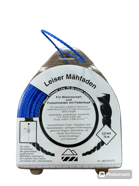 Dolmar 369 224 073 Burgulu Tırpan Misinası 3 MM 70 Metre ürün görseli