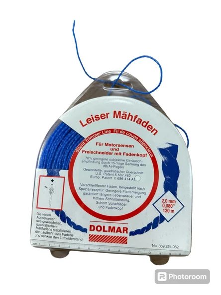 Dolmar 369 224 062 Burgulu Tırpan Misinası 2 MM 120 Metre ürün görseli 1