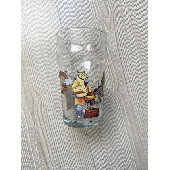 0.5LT AZ KULLANILMIŞ B1 ADET BOMONTİ BİRA BARDAĞI - 2