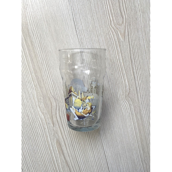 0.5LT AZ KULLANILMIŞ B1 ADET BOMONTİ BİRA BARDAĞI - 3