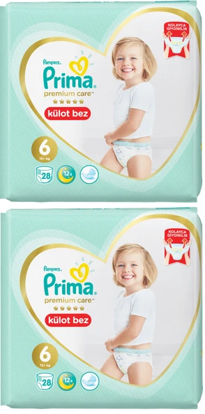Prima Premium Care Külot Bebek Bezi Beden:6 (15+) 56 Adet Süper Ekonomik Pk - 2