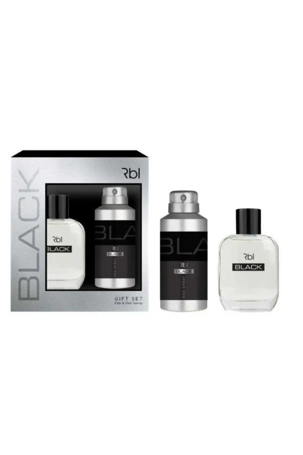 Rebul Black EDT 50 ml + Deodorant Sprey 150 ml Erkek Parfüm Seti