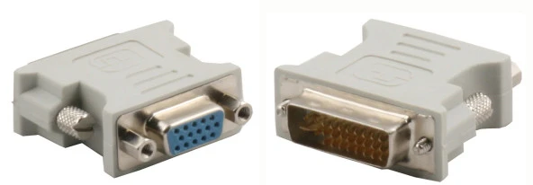 S-link Dvi 24+5 Erkek To Vga Dişi Çevirici