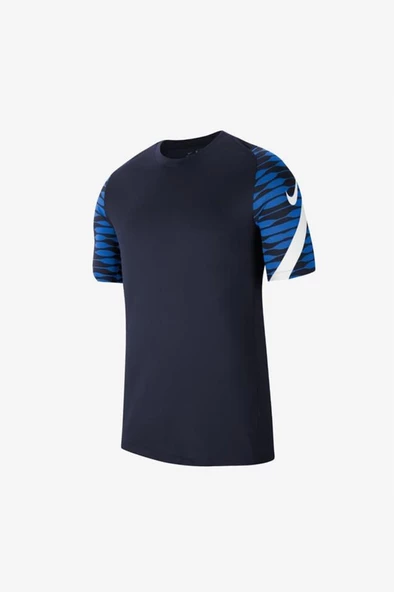 Nike M DF Strike 21 Top SS CW5843-451 Lacivert Erkek Tişört