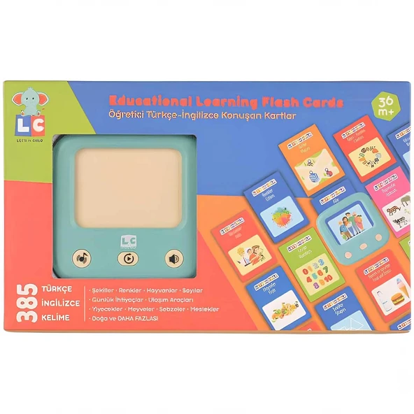 LC Öğretici Türkçe İngilizce Konuşan Flash Kartlar 31050 - 2