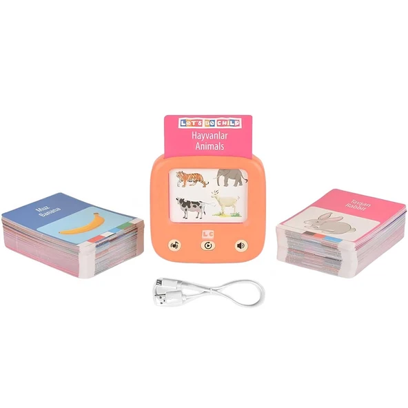 LC Öğretici Türkçe İngilizce Konuşan Flash Kartlar 31050 - 3