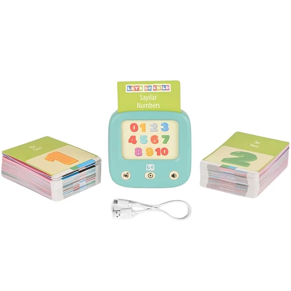 LC Öğretici Türkçe İngilizce Konuşan Flash Kartlar 31050 - 4