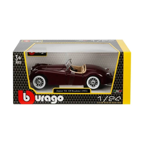Bburago 1:24 Jaguar XK 120 Roadster Model Araba - 3