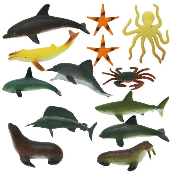 Okyanus Hayvanları Poşetli S00000704 - 1  Adet Stokta Olan Gönderilir - 2