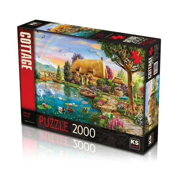 KS Lakeside Cottage 2000 Parça Puzzle - 2