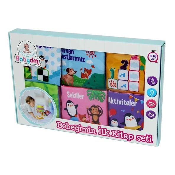 Bebeğimin İlk Kitapçık Seti - 6 Adet - 6