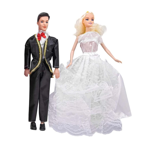 Anlily Gelin ve Damat Bebekler -OYD-02264 - 2