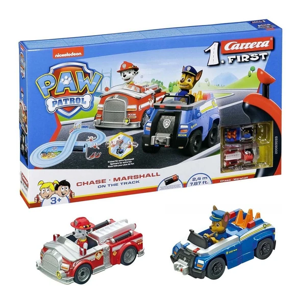 Carrera First Paw Patrol Chase ve Marshall Yarış Pisti - 4