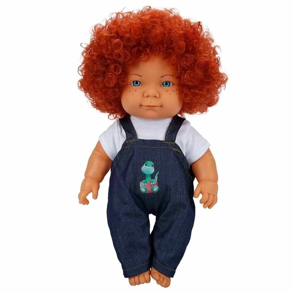 Kıvırcık Saçlı Curly Bebek 35 cm - Resim 5