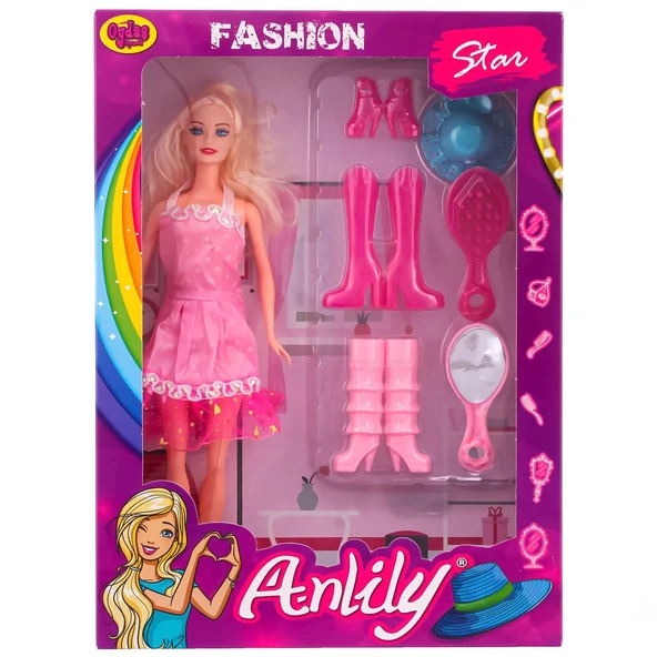 Anlily Fashion Star Kutulu Aksesuarlı Bebek - 2