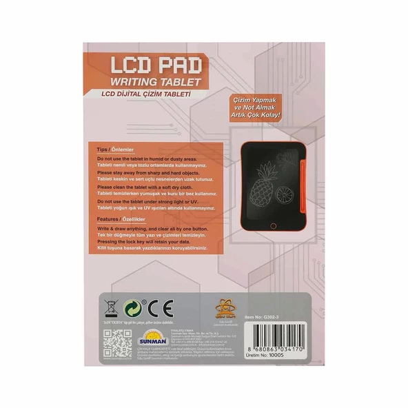 10,5'' LCD Dijital Çizim Tableti - 4