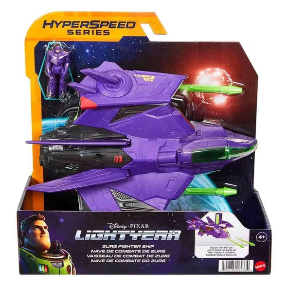 Lightyear Zurg Savaş Uçağı Figürü HHJ61 - 7