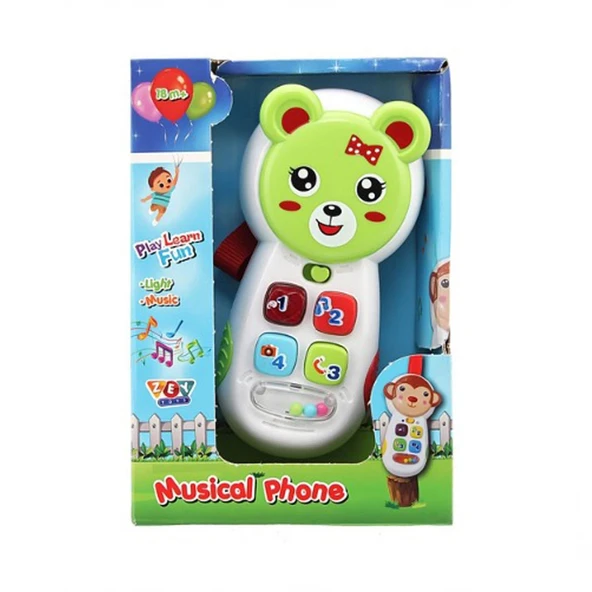 Işıklı Müzikli Aktivite Telefonu - ZEY2023 - 3