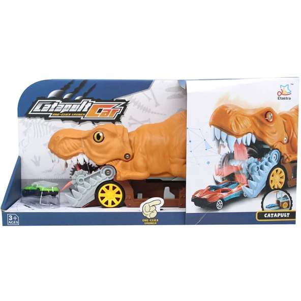 Catapult Araba Fırlatıcı Sesli Dinozor - 5