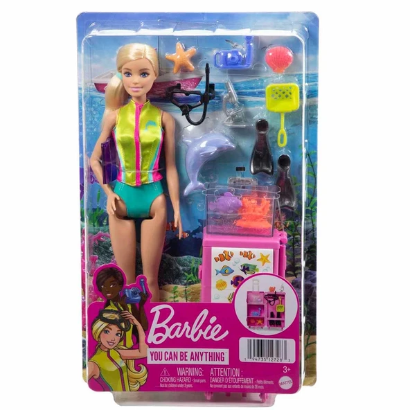 Barbie Deniz Biyoloğu Oyun Seti HMH26 - 6