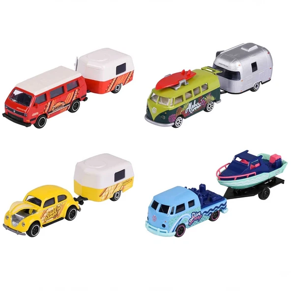 Majorette Römorklu Volkswagen The Originals Model Arabalar - 5