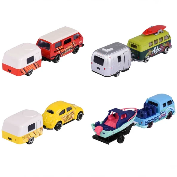 Majorette Römorklu Volkswagen The Originals Model Arabalar - 6