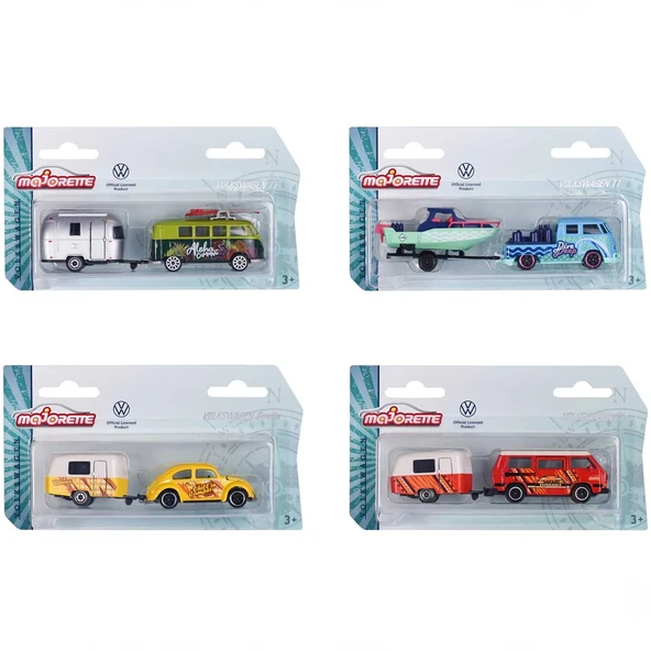 Majorette Römorklu Volkswagen The Originals Model Arabalar - 8