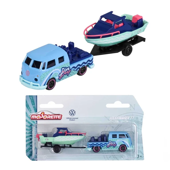 Majorette Römorklu Volkswagen The Originals Model Arabalar - 4