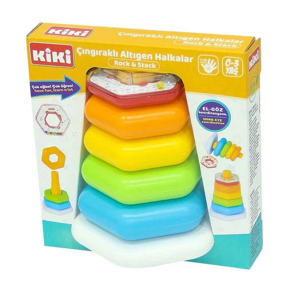 Altıgen Renkli Halkalar - 3