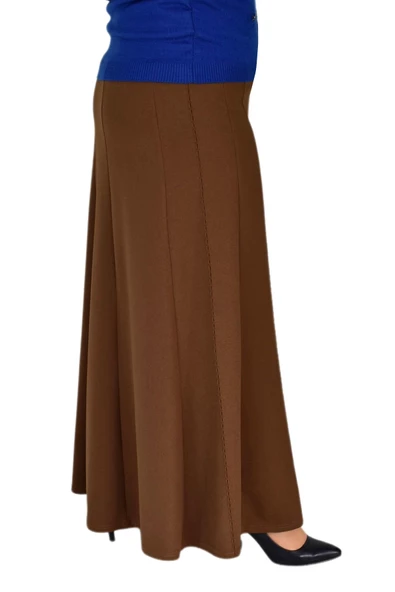 Kadın Uzun Lastikli Balık Etek Punta Dikişli BGL-ST03599 - Resim 10