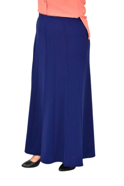 Kadın Uzun Lastikli Balık Etek Punta Dikişli BGL-ST03599 - Resim 6