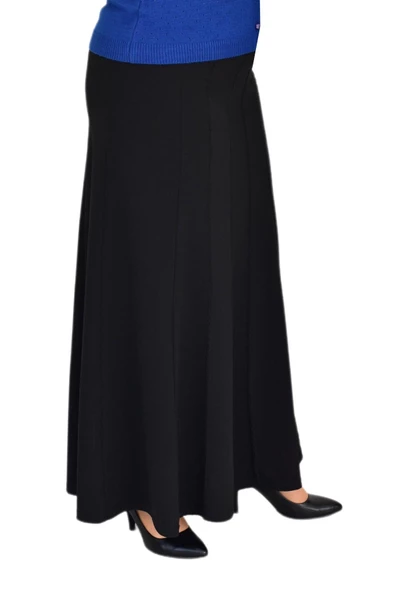 Kadın Uzun Lastikli Balık Etek Punta Dikişli BGL-ST03599 - Resim 8