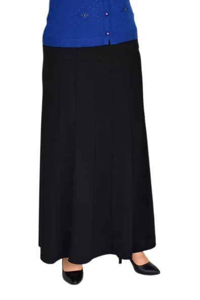 Kadın Uzun Lastikli Balık Etek Punta Dikişli BGL-ST03599 - Resim 5